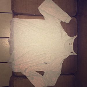 VS PINK LONG SLEEVE POCKET T SHIRT